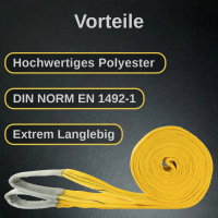 MCS Hebeschlinge Hebeband Krangurt Schlupf Gurt 3to,...