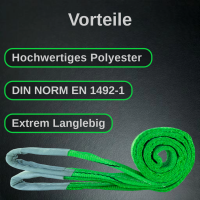 MCS Hebeschlinge Hebeband Krangurt Schlupf Gurt 2to,...